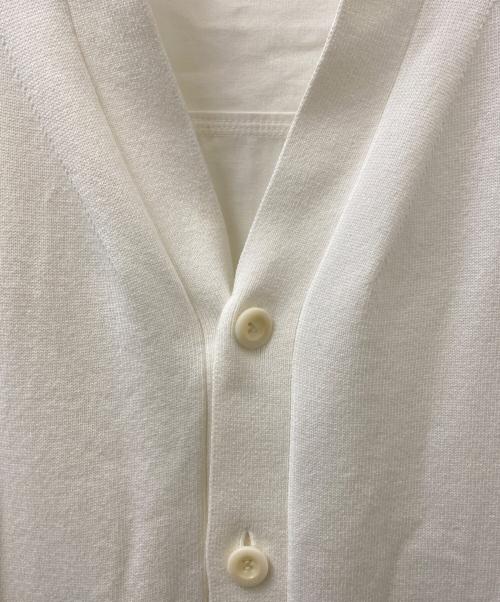 sacai（サカイ）sacai (サカイ) Denim x Knit Cardigan ホワイト サイズ:1の古着・服飾アイテム
