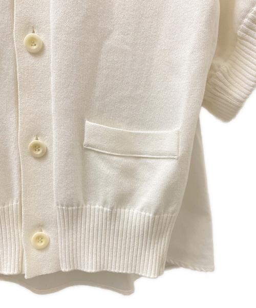 sacai（サカイ）sacai (サカイ) Denim x Knit Cardigan ホワイト サイズ:1の古着・服飾アイテム