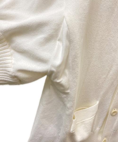 sacai（サカイ）sacai (サカイ) Denim x Knit Cardigan ホワイト サイズ:1の古着・服飾アイテム