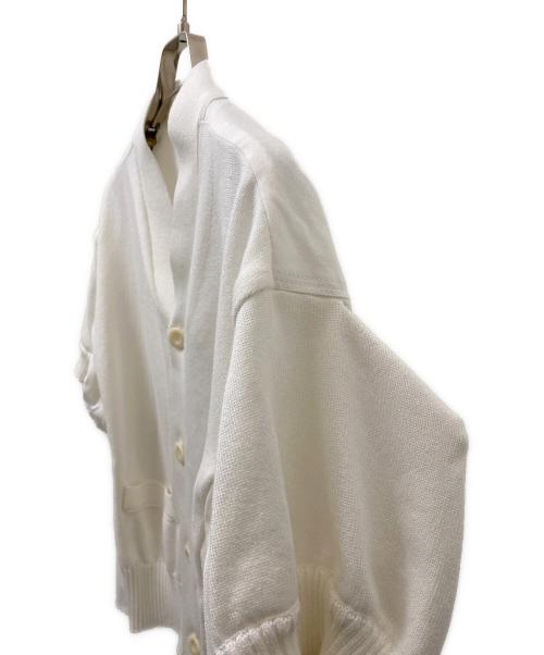 sacai（サカイ）sacai (サカイ) Denim x Knit Cardigan ホワイト サイズ:1の古着・服飾アイテム