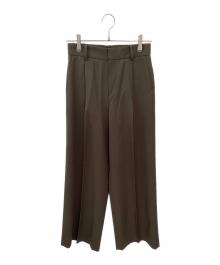 EVERYDAY I LIKE.（エヴリデイ アイ ライク）の古着「Clean Tuck パンツ 1」｜カーキ