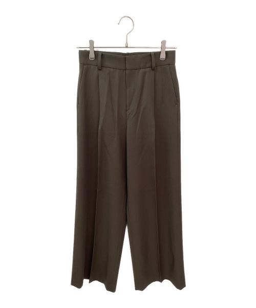 EVERYDAY I LIKE.（エヴリデイ アイ ライク）EVERYDAY I LIKE. (エヴリデイ アイ ライク) Clean Tuck パンツ 1 カーキ サイズ:34の古着・服飾アイテム