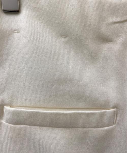 CALMER（カルメール）CALMER (カルメール) Flannel ペンシルパンツ ホワイト サイズ:1の古着・服飾アイテム