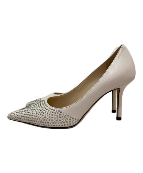 JIMMY CHOO（ジミーチュウ）JIMMY CHOO (ジミーチュウ) ハイヒールパンプス アイボリー サイズ:34の古着・服飾アイテム