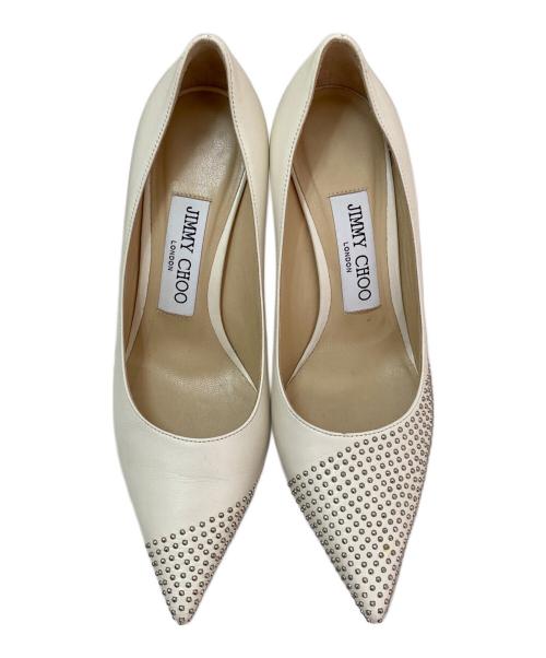JIMMY CHOO（ジミーチュウ）JIMMY CHOO (ジミーチュウ) ハイヒールパンプス アイボリー サイズ:34の古着・服飾アイテム
