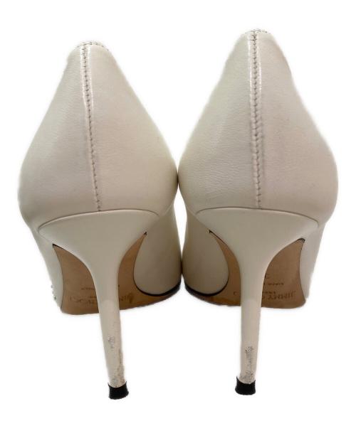 JIMMY CHOO（ジミーチュウ）JIMMY CHOO (ジミーチュウ) ハイヒールパンプス アイボリー サイズ:34の古着・服飾アイテム