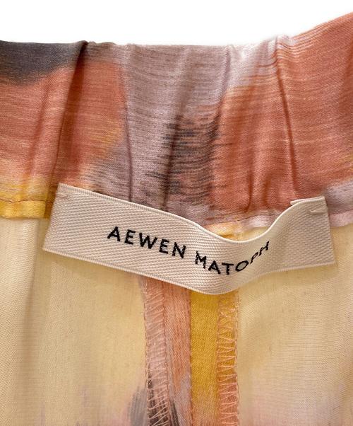 AEWEN MATOPH（イウエン マトフ）AEWEN MATOPH (イウエン マトフ) プリントイージーパンツ イエロー系 サイズ:36の古着・服飾アイテム