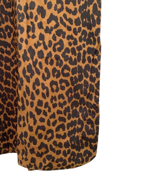 GANNI（ガニー）GANNI (ガニー) レオパード シャツ ワンピース ブラウン サイズ:34の古着・服飾アイテム