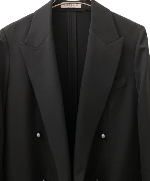 MADISON BLUE（マディソンブルー）MADISON BLUE (マディソンブルー) UNLINED BLEECKER W6B BLAZER PEARL ブラック サイズ:00（XS）の古着・服飾アイテム