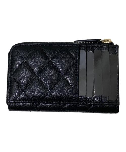 CHANEL（シャネル）CHANEL (シャネル) クラシック ジップ カードケース ブラックの古着・服飾アイテム