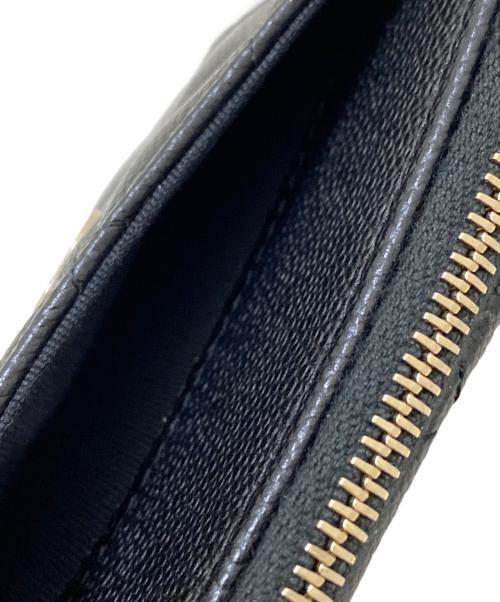 CHANEL（シャネル）CHANEL (シャネル) クラシック ジップ カードケース ブラックの古着・服飾アイテム