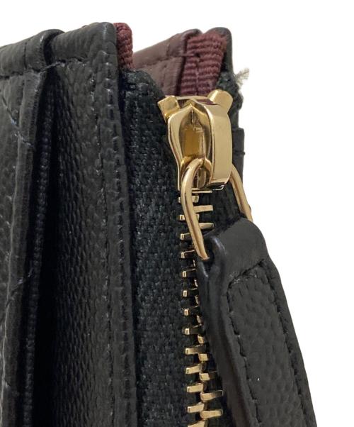 CHANEL（シャネル）CHANEL (シャネル) クラシック ジップ カードケース ブラックの古着・服飾アイテム