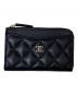CHANEL（シャネル）の古着「クラシック ジップ カードケース」｜ブラック