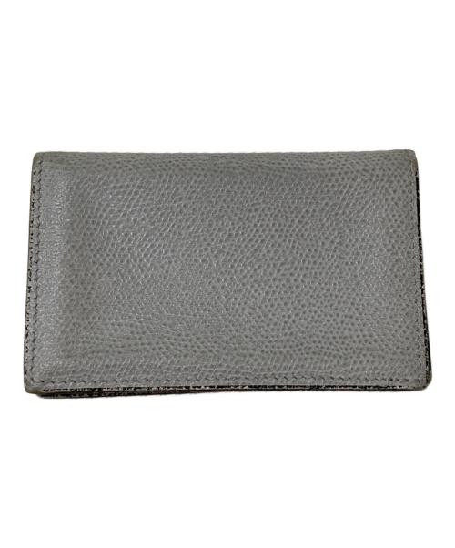Valextra（ヴァレクストラ）Valextra (ヴァレクストラ) 名刺入れ グレーの古着・服飾アイテム