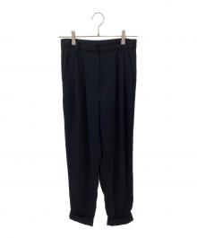 MM6 Maison Margiela（エムエムシックスメゾンマルジェラ）の古着「ロールアップパンツ」｜ブラック