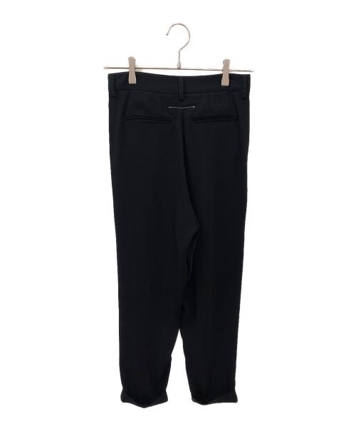 MM6 Maison Margiela（エムエムシックスメゾンマルジェラ）MM6 Maison Margiela (エムエムシックスメゾンマルジェラ) ロールアップパンツ ブラック サイズ:36の古着・服飾アイテム