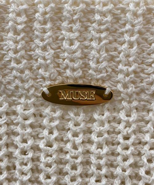 MUSE de Deuxieme Classe（ミューズ ドゥーズィエム クラス）MUSE de Deuxieme Classe (ミューズ ドゥーズィエム クラス) Lily Linen アゼ プルオーバー アイボリー サイズ:Freeの古着・服飾アイテム