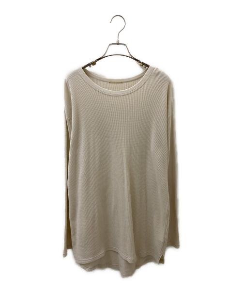 L'appartement（アパルトモン）L'appartement (アパルトモン) ワッフルTシャツ アイボリー サイズ:Freeの古着・服飾アイテム