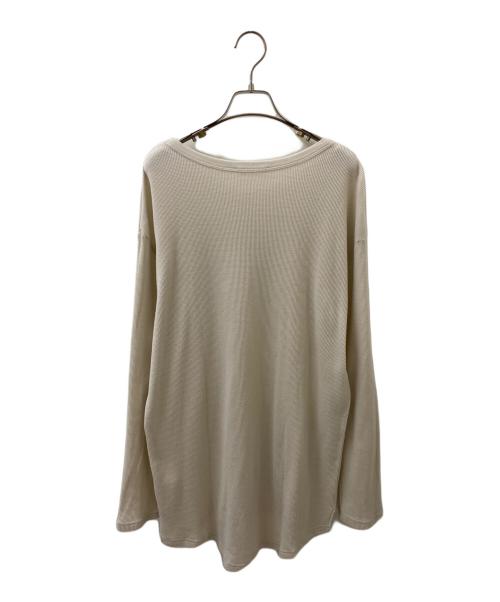 L'appartement（アパルトモン）L'appartement (アパルトモン) ワッフルTシャツ アイボリー サイズ:Freeの古着・服飾アイテム