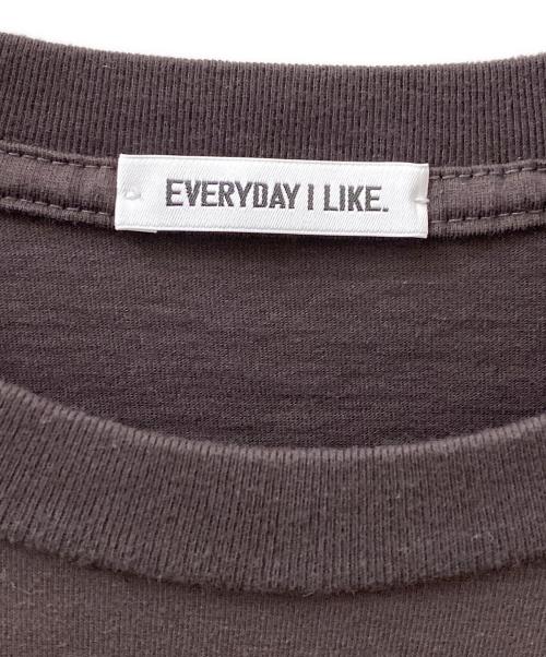 EVERYDAY I LIKE.（エヴリデイ アイ ライク）EVERYDAY I LIKE. (エヴリデイ アイ ライク) Big Tシャツ ブラウン サイズ:-の古着・服飾アイテム