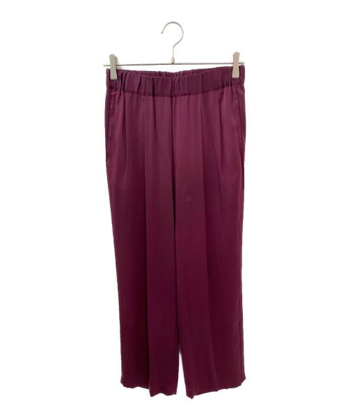 L'appartement（アパルトモン）L'appartement (アパルトモン) silk パンツ パープル サイズ:-の古着・服飾アイテム