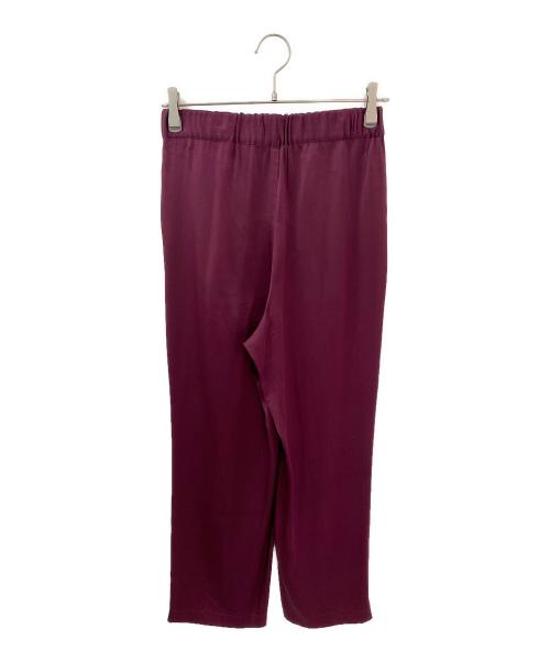 L'appartement（アパルトモン）L'appartement (アパルトモン) silk パンツ パープル サイズ:-の古着・服飾アイテム