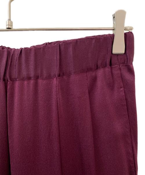 L'appartement（アパルトモン）L'appartement (アパルトモン) silk パンツ パープル サイズ:-の古着・服飾アイテム