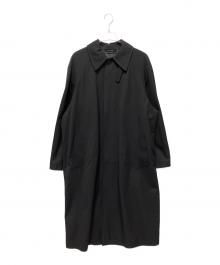 BALENCIAGA（バレンシアガ）の古着「ステンカラーコート」｜ブラック