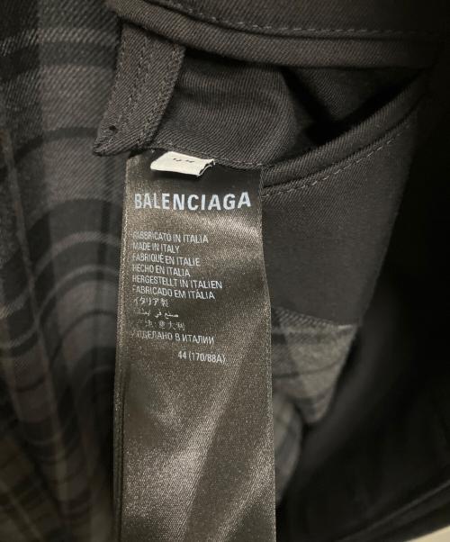 BALENCIAGA（バレンシアガ）BALENCIAGA (バレンシアガ) ステンカラーコート ブラック サイズ:44の古着・服飾アイテム