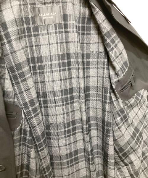 BALENCIAGA（バレンシアガ）BALENCIAGA (バレンシアガ) ステンカラーコート ブラック サイズ:44の古着・服飾アイテム