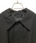 中古・古着 BALENCIAGA (バレンシアガ) ステンカラーコート ブラック サイズ:44：150000円