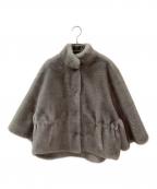 Valentiniヴァレンティーニ）の古着「ECO MINK ファージャケット」｜ライトグレー
