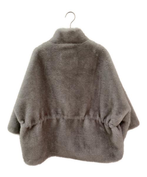 Valentini（ヴァレンティーニ）Valentini (ヴァレンティーニ) ECO MINK ファージャケット ライトグレー サイズ:38の古着・服飾アイテム