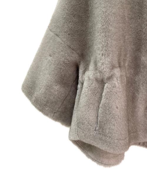 Valentini（ヴァレンティーニ）Valentini (ヴァレンティーニ) ECO MINK ファージャケット ライトグレー サイズ:38の古着・服飾アイテム