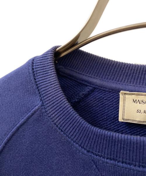 maison kitsune（アシッドメゾンキツネ）maison kitsune (メゾンキツネ) ロゴスウェット ブルー サイズ:XXSの古着・服飾アイテム