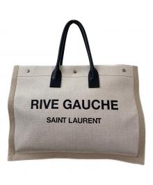 Saint Laurent Paris（サンローランパリ）の古着「リヴ・ゴーシュ トートバッグ」｜ベージュ