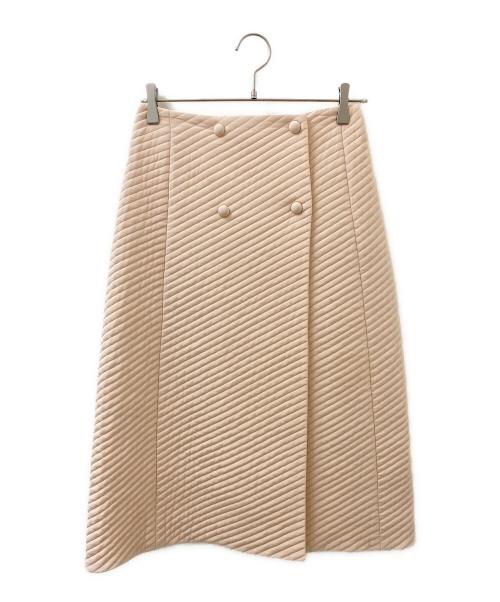 FENDI（フェンディ）FENDI (フェンディ) キルティングロングスカート ピンク サイズ:38の古着・服飾アイテム