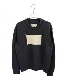 Maison Margiela（メゾンマルジェラ）の古着「'Memory of' ラベル ニット」｜ブラック