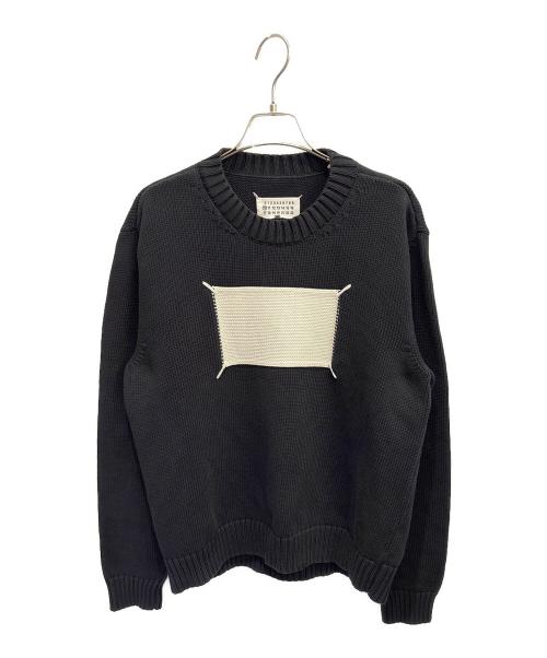 Maison Margiela（メゾンマルジェラ）Maison Margiela (メゾンマルジェラ) 'Memory of' ラベル ニット ブラック サイズ:Sの古着・服飾アイテム