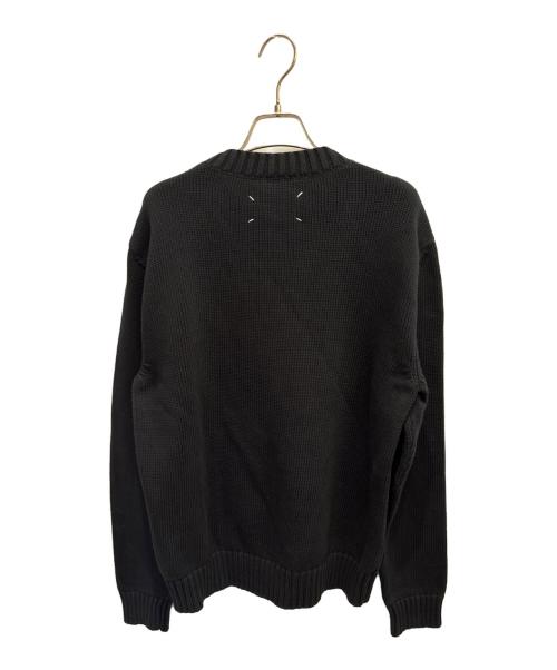 Maison Margiela（メゾンマルジェラ）Maison Margiela (メゾンマルジェラ) 'Memory of' ラベル ニット ブラック サイズ:Sの古着・服飾アイテム