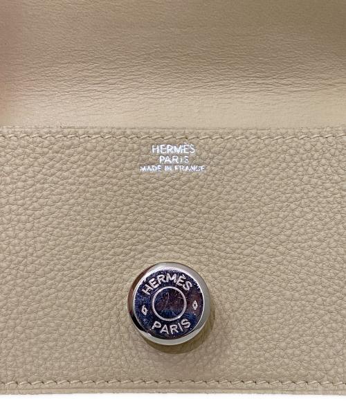 HERMES（エルメス）HERMES (エルメス) カードケース ベージュの古着・服飾アイテム