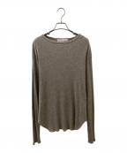 ）の古着「RIB LONGSLEEVE T-SHIRT」｜ベージュ