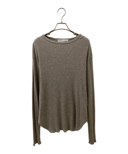 Hello.bonjour!（ハローボンジュール）Hello.bonjour! (ハローボンジュール) RIB LONGSLEEVE T-SHIRT ベージュ サイズ:-の古着・服飾アイテム