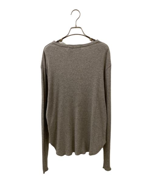 Hello.bonjour!（ハローボンジュール）Hello.bonjour! (ハローボンジュール) RIB LONGSLEEVE T-SHIRT ベージュ サイズ:-の古着・服飾アイテム