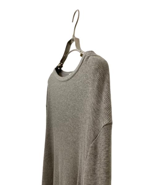 Hello.bonjour!（ハローボンジュール）Hello.bonjour! (ハローボンジュール) RIB LONGSLEEVE T-SHIRT ベージュ サイズ:-の古着・服飾アイテム