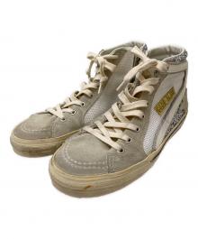 GOLDEN GOOSE（ゴールデングース）の古着「Slide Double Quarter ハイカットスニーカー」｜ホワイト