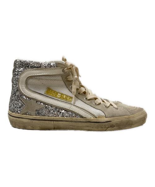 GOLDEN GOOSE（ゴールデングース）GOLDEN GOOSE (ゴールデングース) Slide Double Quarter ハイカットスニーカー ホワイト サイズ:38の古着・服飾アイテム