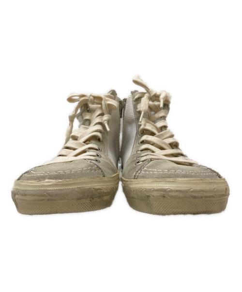 GOLDEN GOOSE（ゴールデングース）GOLDEN GOOSE (ゴールデングース) Slide Double Quarter ハイカットスニーカー ホワイト サイズ:38の古着・服飾アイテム