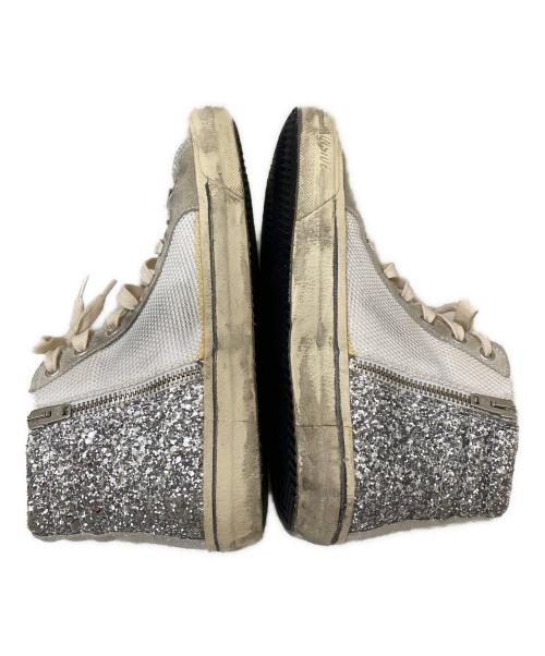 GOLDEN GOOSE（ゴールデングース）GOLDEN GOOSE (ゴールデングース) Slide Double Quarter ハイカットスニーカー ホワイト サイズ:38の古着・服飾アイテム