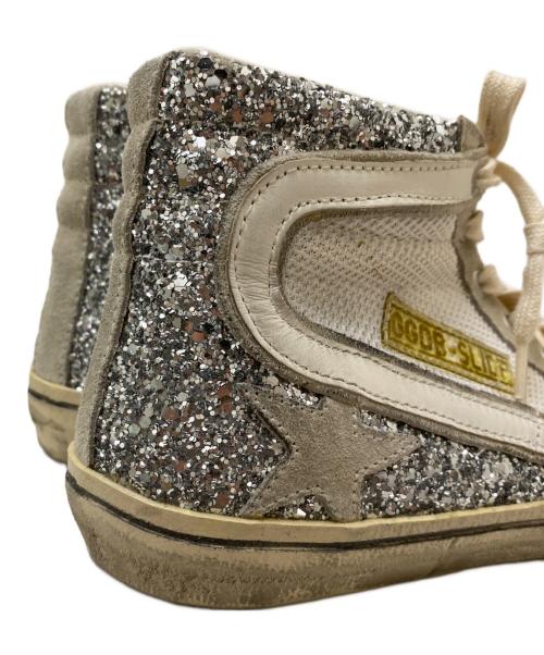 GOLDEN GOOSE（ゴールデングース）GOLDEN GOOSE (ゴールデングース) Slide Double Quarter ハイカットスニーカー ホワイト サイズ:38の古着・服飾アイテム